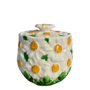 Daisytime Lefton Vintage Sugar Jar with Lid
